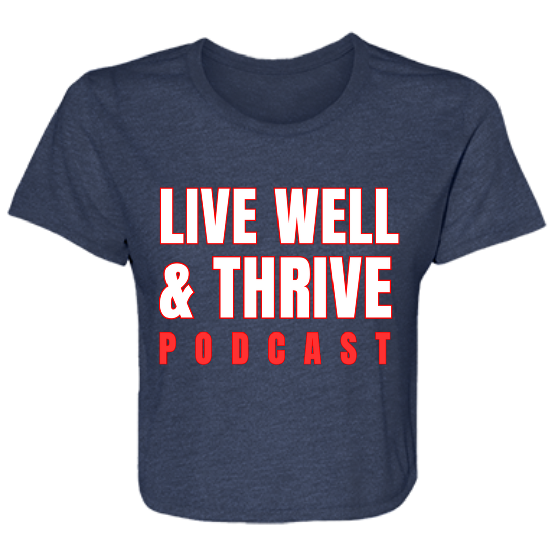 LWAT Podcast  Ladies Cropped Tee