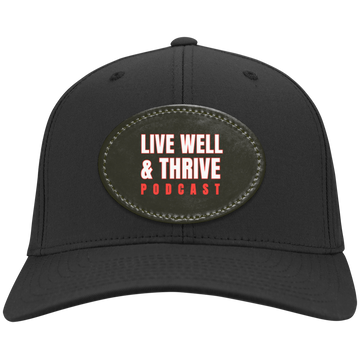 Live Well & Thrive Twill Cap - Patch