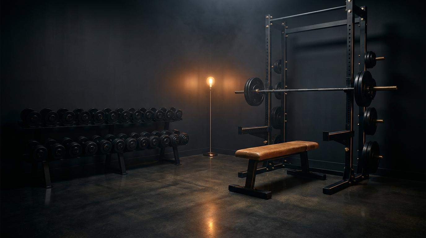 Training floor under low light