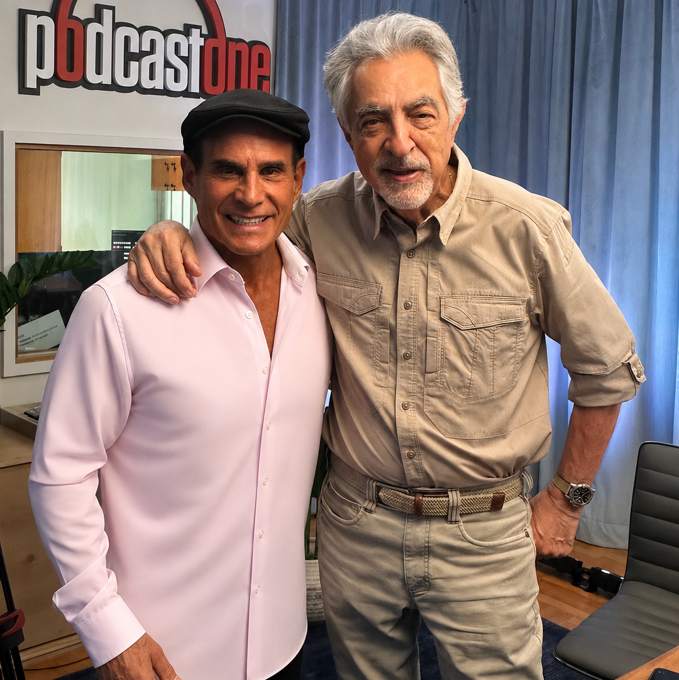Mike Torchia on the PodcastOne set