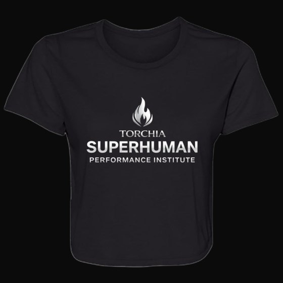Superhuman Institute Ladies Flowy Cropped Tee