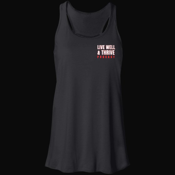 Ladies Live Well & Thrive Flowy Racerback Tank