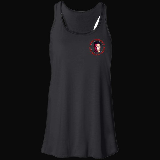 Live Well & Thrive Crest - Women's Canvas Flowy Racerback Tank
