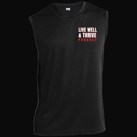 Live Well & Thrive - Men's Sport-Tek Sleeveless Performance Tee