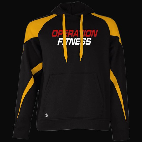 Operation Fitness Athletic Colorblock Fleece Hoodie