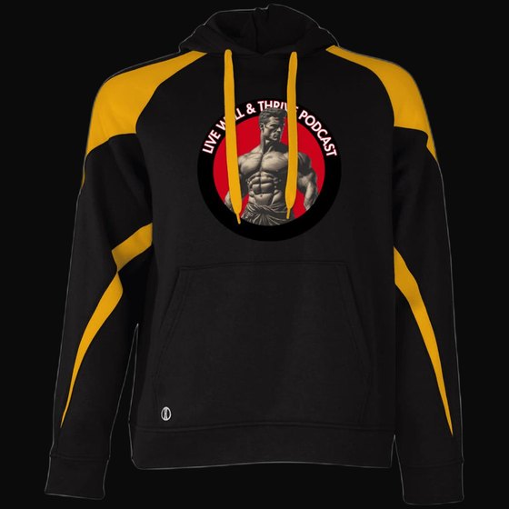 LW&T Fleece Hoodie Multicolored
