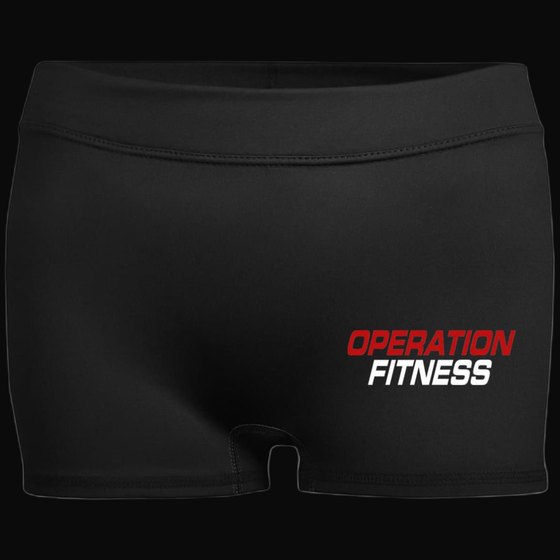 Operation Fitness Ladies Fitted Short Moisture-Wicking Shorts