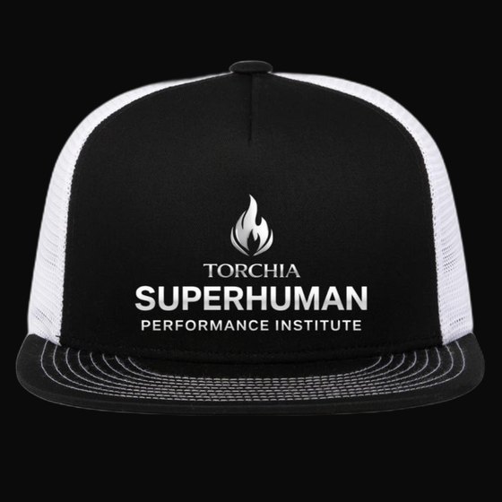 Superhuman Performance Institute  Trucker Snapback Cap